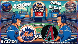 Mets PostGame Show  6 224  Mets vs Dbacks Game Recap  Mets Dbacks Series Recap  New York Mets [upl. by Bodwell25]