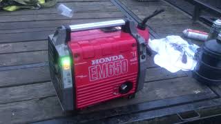 Honda em650 generator [upl. by Bigot]