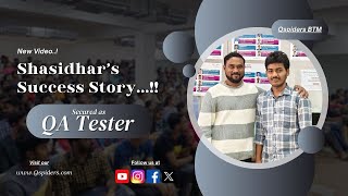 How Qspiders BTM Helped Me Become a QA Tester  Shasidhars Success Story [upl. by Nashner]