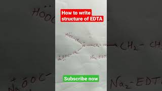 How to write structure of EDTA shorts [upl. by Botti]