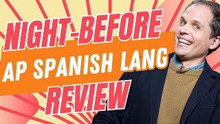 2024 AP Spanish Language Exam Review [upl. by Bonaparte]