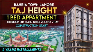 Taj Heights Bahria Town Lahore  Luxury Apartment for sale on installment  Best Property Investment [upl. by Koehler]