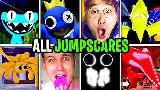 SCARIEST JUMPSCARES ON YOUTUBE RAINBOW FRIENDS GARTEN OF BANBAN POPPY PLAYTIME amp MORE [upl. by Delsman]