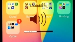 Transparent Volume  iOS 7 Cydia Tweak  Transparenz der Lautstärke einstellen  iPhone amp Co [upl. by Addy]