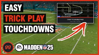 TOP FIVE Double Pass Plays to Score EASY TDs in Madden 25 [upl. by Sharlene595]