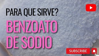 benzoato de sodio conservador de alimentos [upl. by Adidnac]