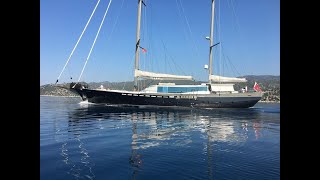 36 m Steel Hull Motorsailer  Ocean going yacht by Ken Freivokh  FOR SALE [upl. by Azalea]