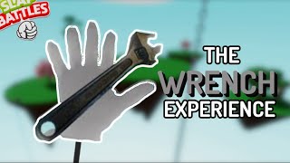 The Epic WRENCH EXPERIENCE  Roblox Slap Battles [upl. by Atinor147]