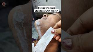 Chin Hair Removal  Waxing for smooth skin facialhair waxing [upl. by Iaka]