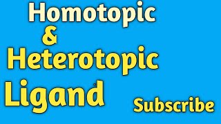 HOMOTOPIC AND HETEROTOPIC LIGAND [upl. by Nurat430]