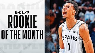 Victor Wembanyamas February Highlights  Kia NBA Western Conference Rookie of the Month KiaROTM [upl. by Jose]