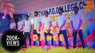 Lazy Dance  Rajasthan PG College Chirawa [upl. by Walliw]