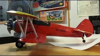 Guillows RC Stearman Cropduster Build [upl. by Anairda]