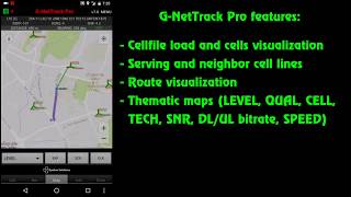 GNetTrack Pro  features [upl. by Claudian]