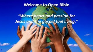 Open Bible Church of Kingsville  November 3 2024 [upl. by Mulford18]