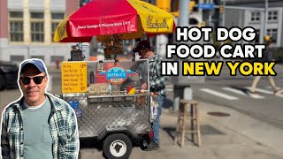 Hot Dog Food Cart Business in New York [upl. by Asyram]