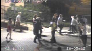 Telford Town Centre CCTV assault footage [upl. by Gilbye544]