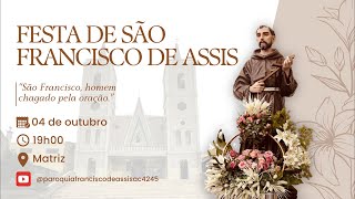 Festa de São Francisco de Assis  Paróquia São Francisco de Assis  Açailândia MA Live [upl. by Rysler]