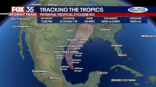 Potential Tropical Cyclone Six forms in Gulf [upl. by Eisenstark]