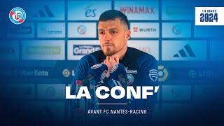 FC NantesRacing J26 Ligue 1 Uber Eats 2324  la conf davantmatch  REPLAY [upl. by Sethi]