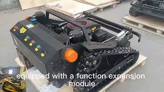 Where to buy Vigorun VTLM800 wireless radio control track weed mower online [upl. by Norab]