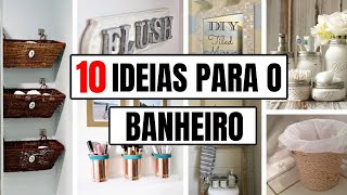 10 ideias simples e baratas para decorar o banheiro com reciclagem  show de artesanato [upl. by Repip]