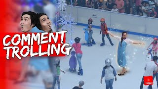 Kumanta Ng quotLet It Goquot Sa Ice Skating Ng SM  Comment Trolling [upl. by Nilpik]