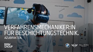 Azubifakten I Ausbildung zum Verfahrensmechanikerin für Beschichtungstechnik I BMW Group Careers [upl. by Ellwood]