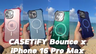 CASETiFY Bounce Review  Awesome Protective MagSafe Case for the iPhone 16 Pro Max [upl. by Tartaglia792]