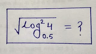 Solving an interesting logarithmic questions  logarithmic Maths Problem [upl. by Nilyarg]