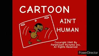 Max Walter In Cartoon Aint Humans 1940 Original Titles Recreation The Puppetoon Movie Vol 2 [upl. by Yob323]