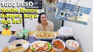 My P1000 Noche Buena Budget Challenge  Costing  LIFE TALK [upl. by Ratib804]