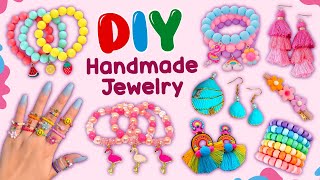 16 DIY HANDMADE JEWELRY IDEAS  Bracelet Necklace and more [upl. by Paehpos]