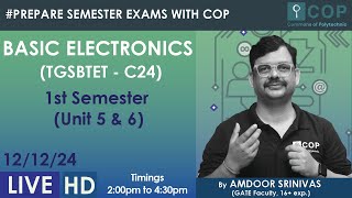 Basic Electronics Prepare semester exams with COP Education [upl. by Ajup]