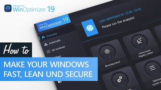 Ashampoo WinOptimizer 19  Make your Windows faster cleaner and more discreet [upl. by Neersan]