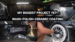 MY BIGGEST PROJECT YET WashPolishCeramic Coating [upl. by Tessa]