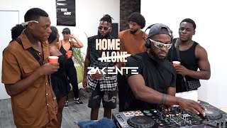 HOME ALONE LIVE SET  ZAKENTE  AFROTECH  AFROHOUSE  LIVING ROOM 2nd EDITION [upl. by Lesko547]