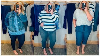 TALBOTS PLUS WINTER INTO SPRING TRYON HAUL  Taren Denise [upl. by Netsrik303]