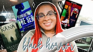 BLACK HORROR READING VLOG  tarot readathon weekly vlog ✨🔮 [upl. by Traggat]