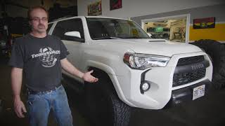 TRD PRO 4Runner with Toytec 2quot lift 28570 Nitto Trail Grapplers [upl. by Idoc450]