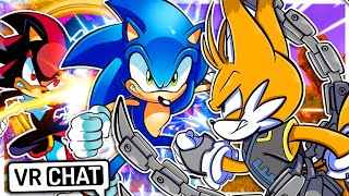 Sonic amp Shadow Meet Tails Nine VR Chat [upl. by Fried]