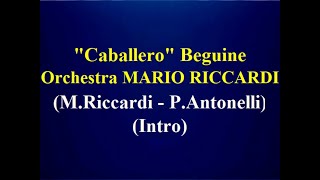 CABALLERO  Karaoke  Orchestra Mario Riccardi [upl. by Eppesuig]