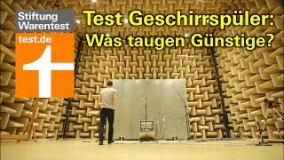 Geschirrspüler Test 2018 Was günstige Spülmaschinen taugen Test Stiftung Warentest [upl. by Eastlake351]