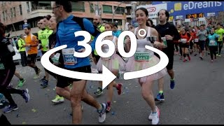 360° Maratón de Barcelona [upl. by Nostrebor32]