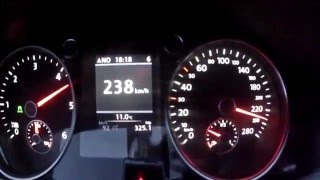 VW Passat CC 2 0 TDI CR DSG 170 PS 0 260 kmh TOP SPEED [upl. by Ecinnahs237]