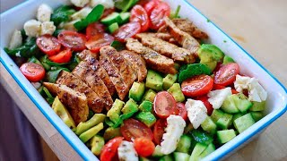 Chicken Avocado Salad  Dressing [upl. by Errecart453]