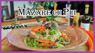 Mancare de Mazare cu Pulpe de Pui Smantana si Pecorino Romano  Chef Florin Arvunescu [upl. by Leizahaj]