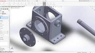 Tutorial de Solidworks ensamble 1  vista explosionada tornillería [upl. by Etna748]