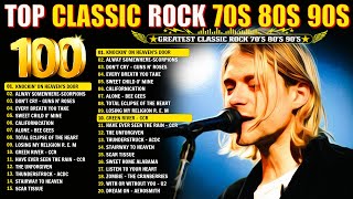 Best Classic Rock Songs 70s 80s 90s 🔥 Guns N Roses Aerosmith Bon Jovi Metallica Queen ACDC U2 [upl. by Keg]