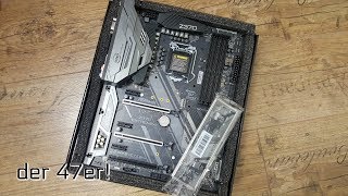 ASRock Z370 Extreme4 unboxing  vorstellung [upl. by Engeddi]